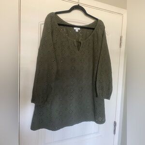 J Jill Eyelet Blouse